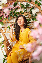 DC-0331 YELLOW Lawn 2Pcs